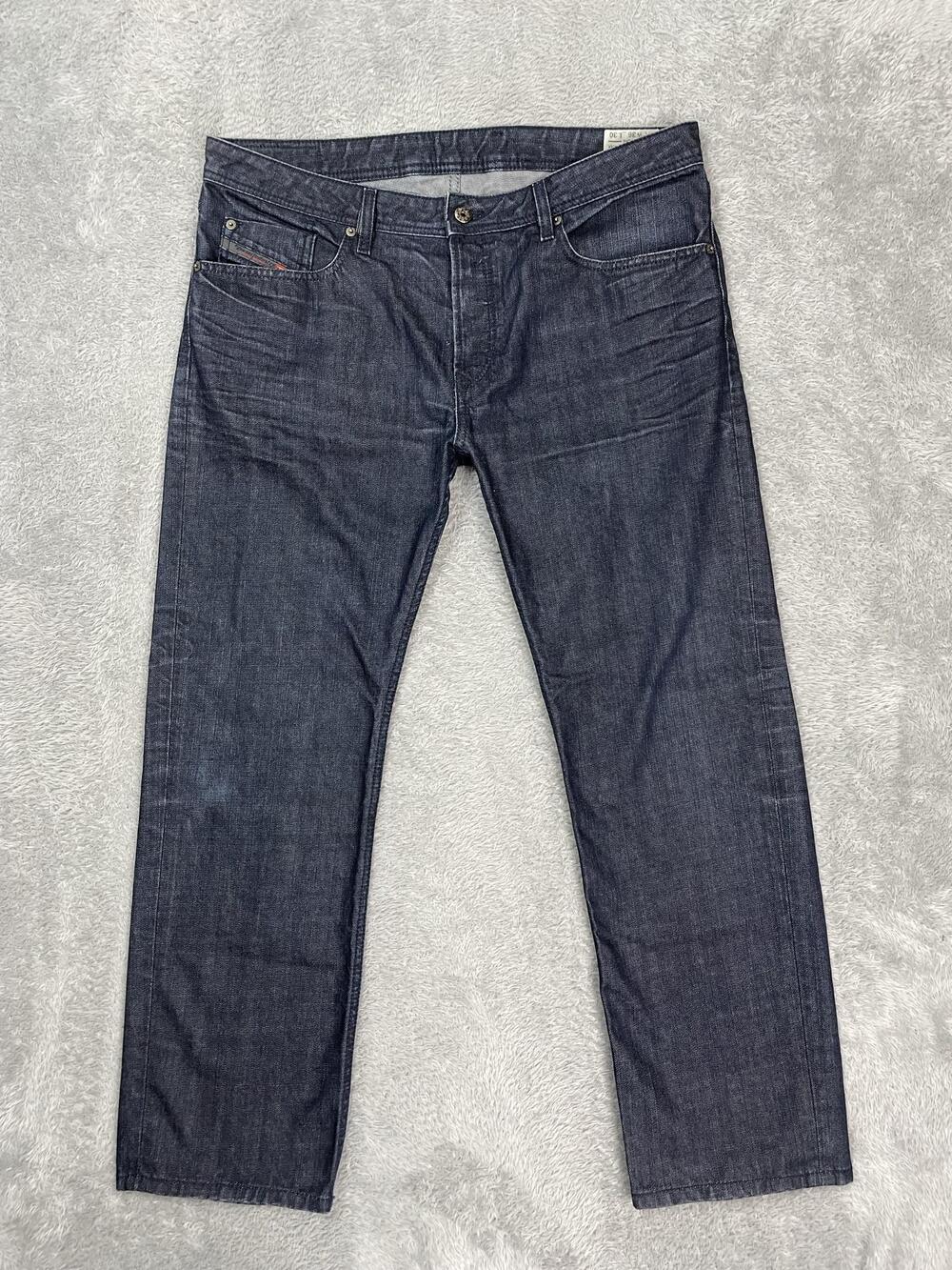 Diesel Waykee Jeans Men 36x30* Blue Regular Straight 100% Cotton Denim Dark Wash